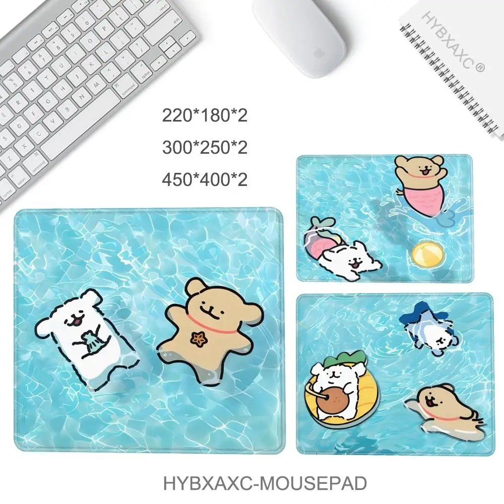 

Line Dog Cute Mousepad Computer Desk Mat Table Keyboard Pad Laptop Cushion Non-slip Deskpad