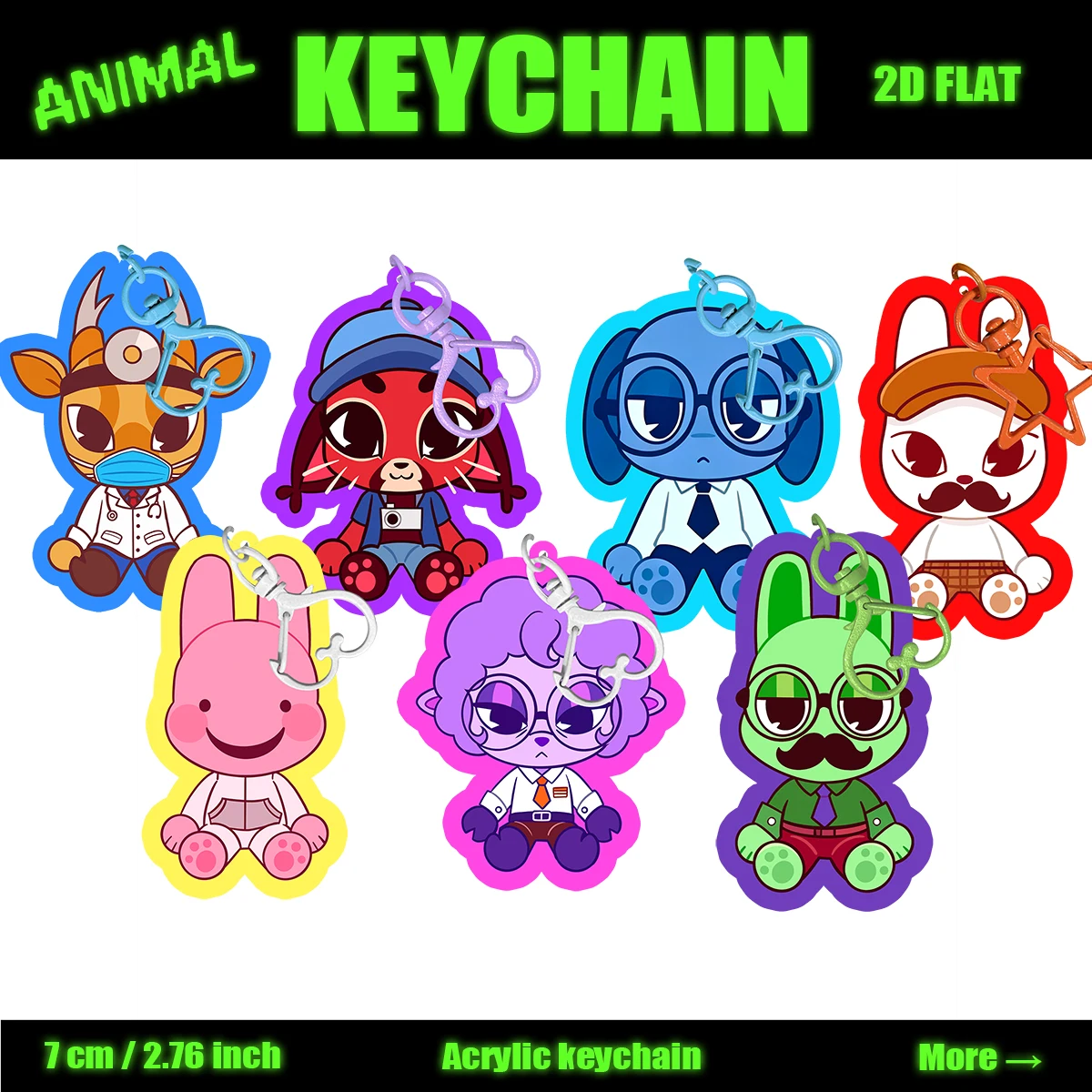 Car Accessories Sticker - Chaveiro de Hospital Veterinário, Chaveiro de