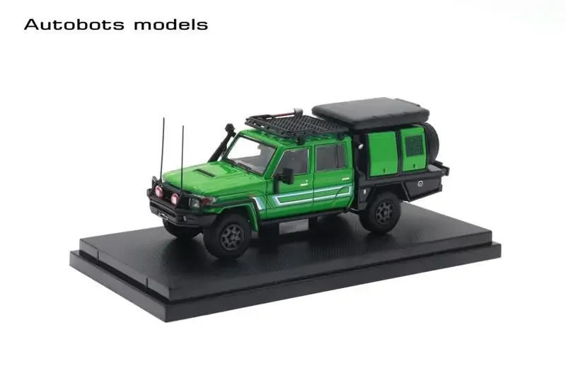 

Autobot модели 1:64 Land Cruiser LC79, пикап с двойной кабиной, зеленая Livery, литая модель автомобиля