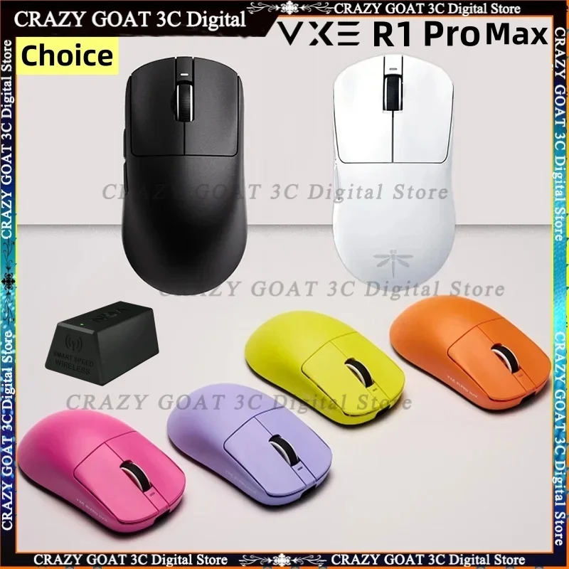 VGN VXE Dragonfly R1 Pro Max Bluetooth5.4 Wireless Mouse PAW3395 Sensor 2KHz FPS Gaming Mouse Speed X Low Delay Pc Gamer Office