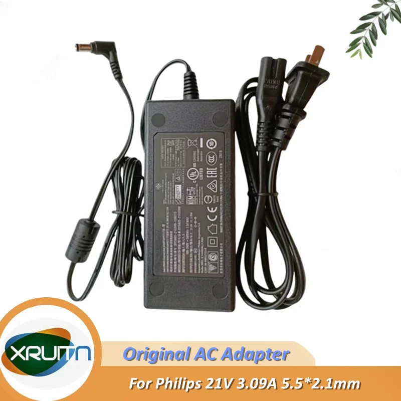 Original DYS602-210309 21V 3.09A 64.89W 65W DYS602-210309-13801D AC Adapter Charger For PHILIPS Switching Mode Power Supply OEM