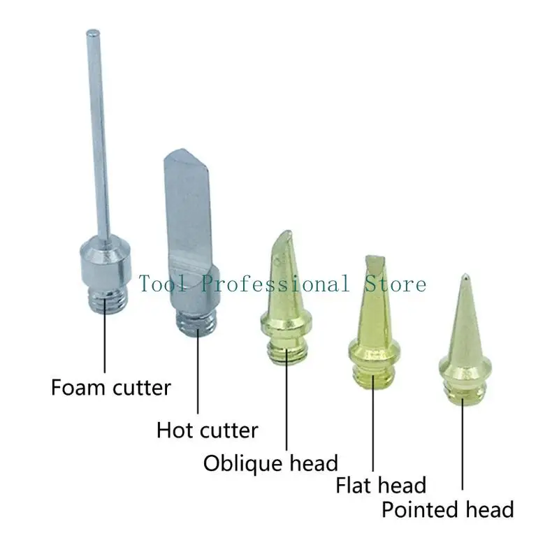 

57QF Professional Gas Soldering Head Set Durable Soldering Tips for HS-1115K Welding Tool 3.5cm/1.4in,0.6cm/0.2”,1.5cm/0.6“