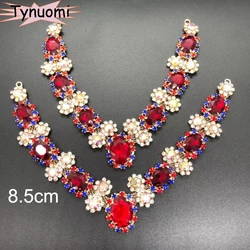 New Multicolor Rhinestone Bikini Connectors Clothing Decoration Buckle Crystal Sandal Chain DIY Hand sewing Beach Foot Jewelry