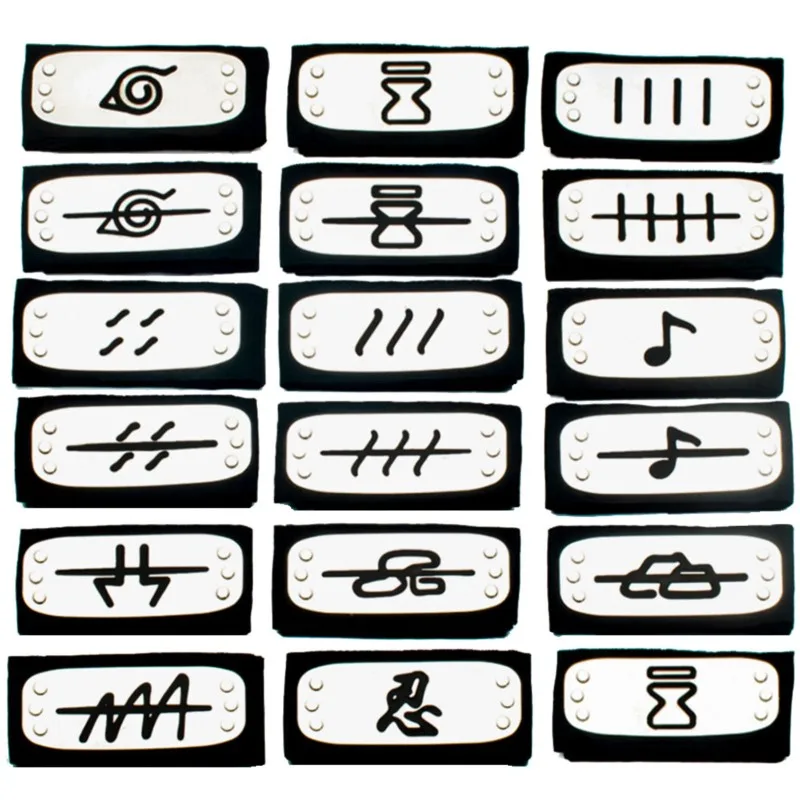 أنيمي ناروتو Headbands تأثيري اوزوماكي Akatsuki الشكل اكسسوارات الدعائم حزام الرأس الكرتون الاطفال الصبي الجبين حامي ألعاب الأطفال