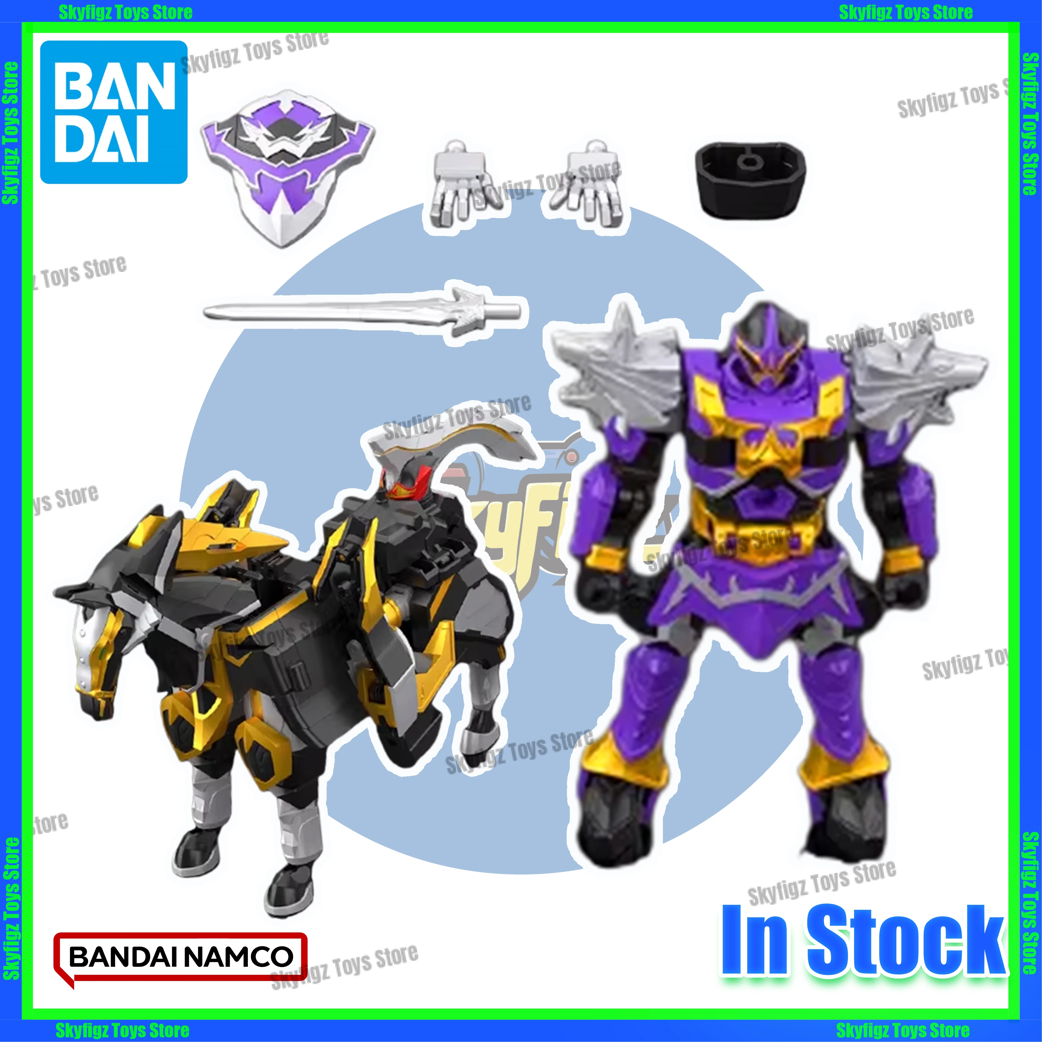 In stock and in stock Bandai Food Games SMP Super Sentai Magic Sentai Magic Linker Black Wolf Caesar Action Figure Gift