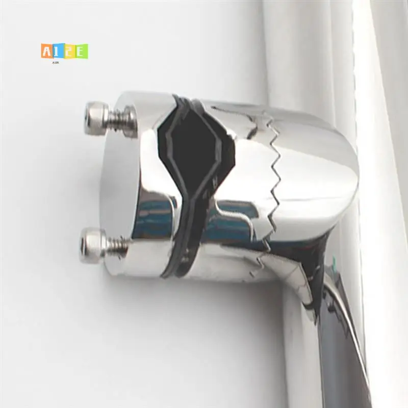 

A12E-Fishing Rod Holder Mirror Polish Adjustable Fishing Rod Holder Marine For 19-25Mm Rail