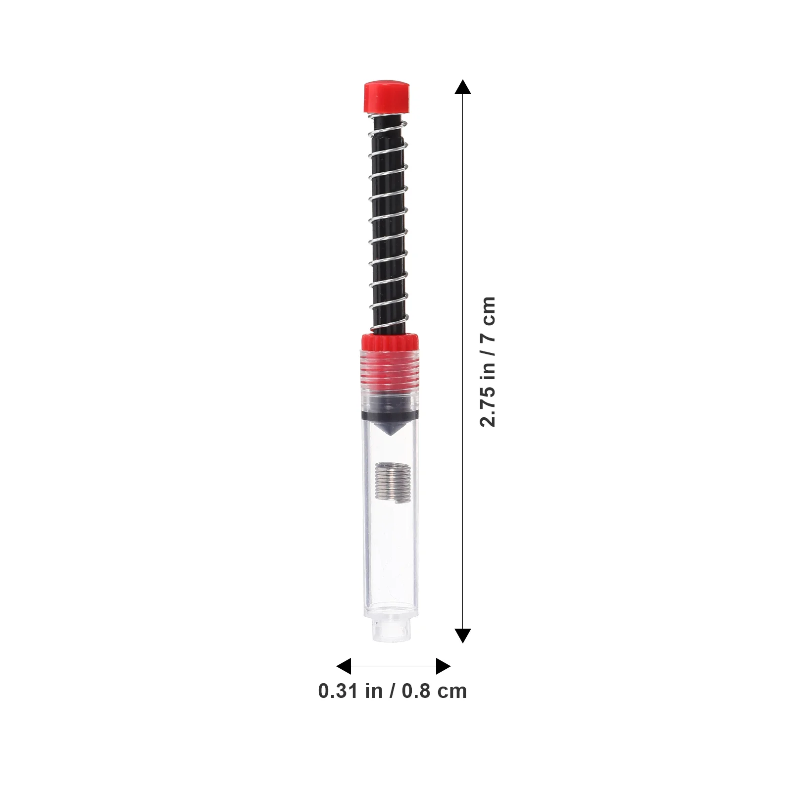 12 Pcs Fountain Pen Elastic Ink Absorber Auxiliary Fill Tools Spring Filler Plastic Accessories Converter for