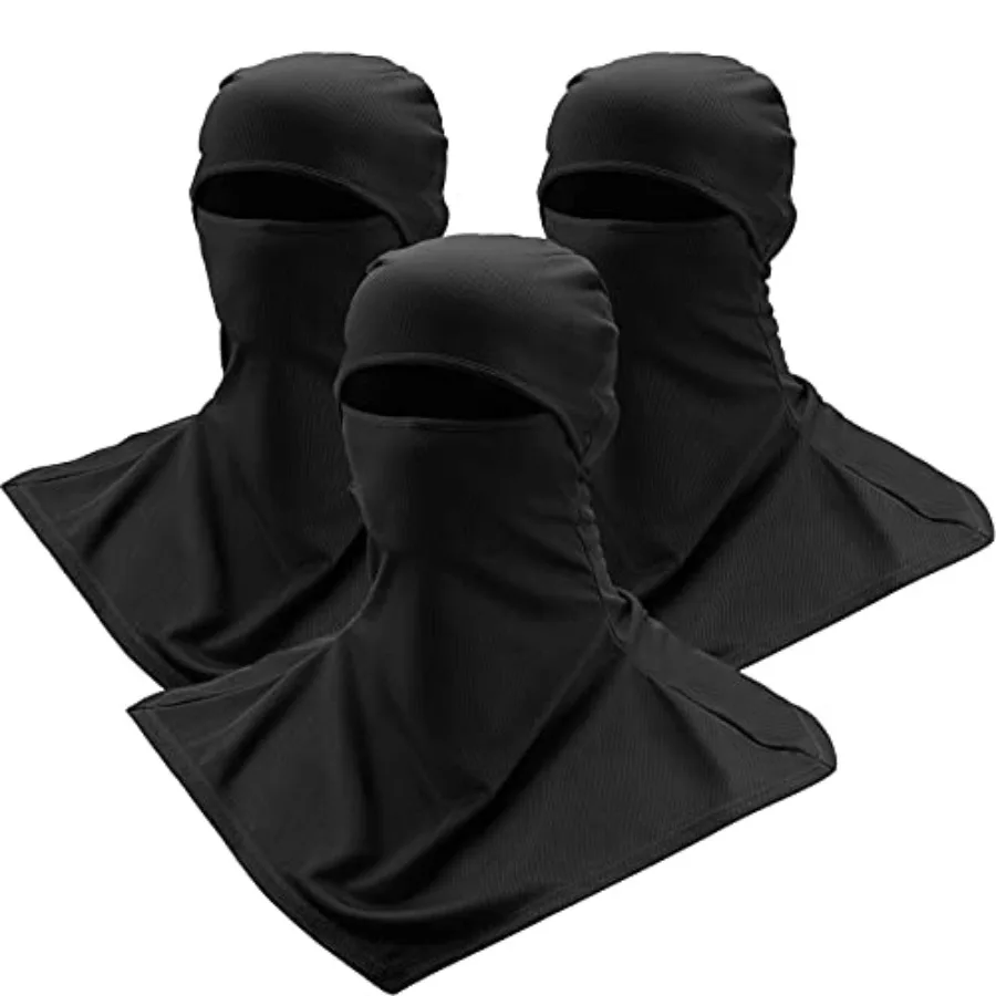 

SATINIOR 3 Pcs Balaclava Face Cover Neck Cover Summer Sun Protection Balaclava for Men Women Outdoor Sports UV Protector