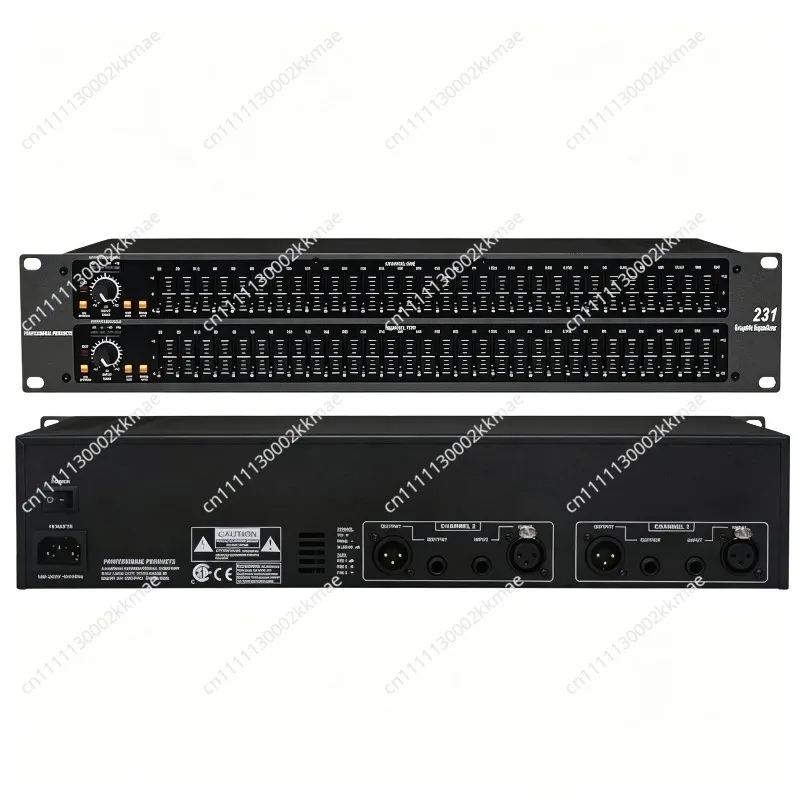 231 Double 31-band Equalizer Professional Equalizer Conference Home KTV Stage Performance Bar Special Tuner