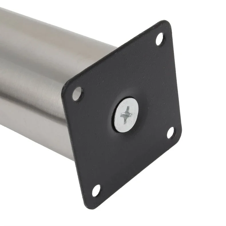 4 قطعة 5-25 سنتيمتر الأثاث قابل للتعديل أريكة سرير الساق الفولاذ المقاوم للصدأ الجدول أريكة تتحول لسرير خزانة قدم القدم الساقين استبدال المعادن القدم