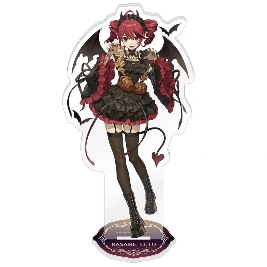 Anime menina acento teto flash periférico halloween acrílico marca decoração de mesa para amigos e namoradas
