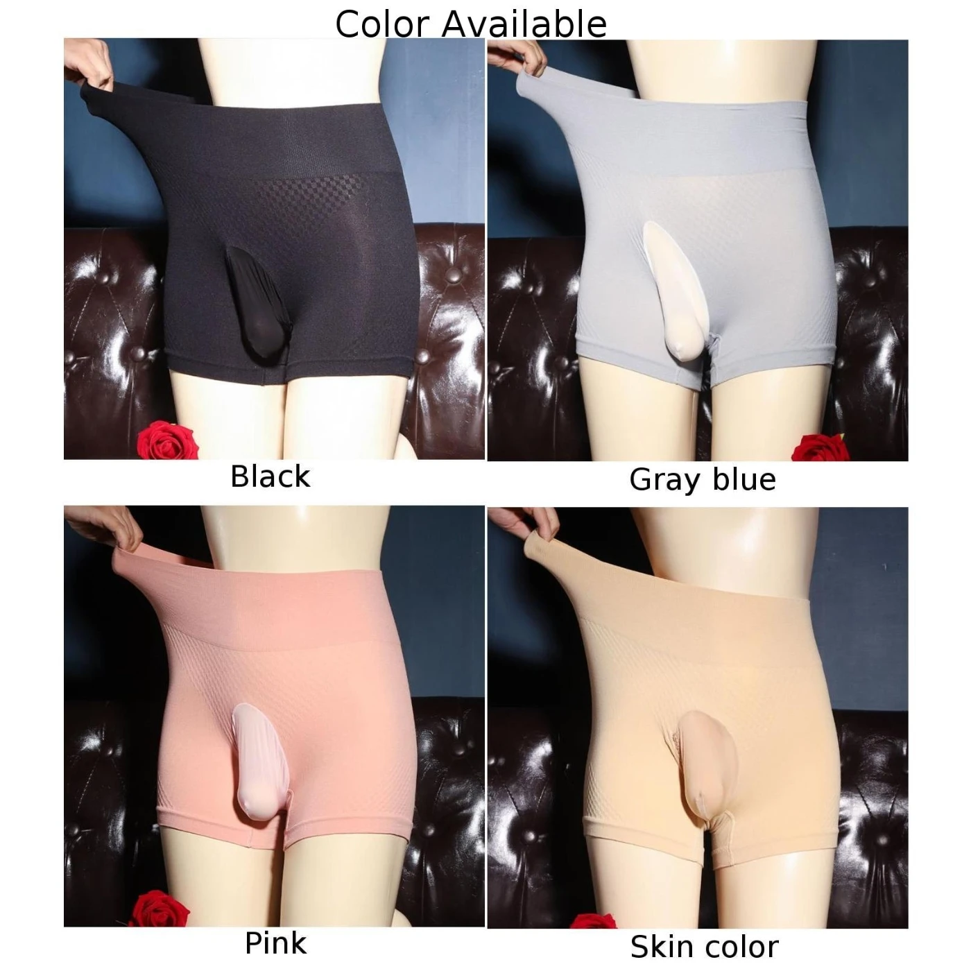 Men Sexy Lingerie Sissy Ball Pouch Panties Lace Briefs Gay Underwear Lightweight Soft Stretchshorts