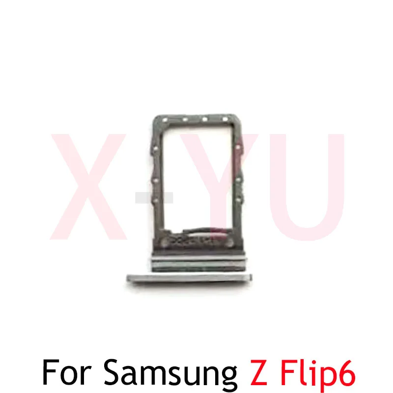 Untuk Samsung Galaxy Z Flip 6 Flip6 SM-F7410B F7410 SIM Card Tray Holder Slot adaptor penggantian suku cadang perbaikan