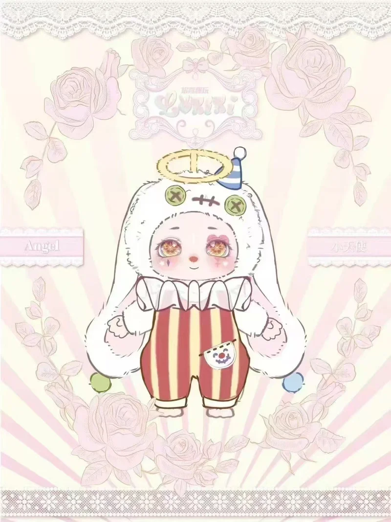 

Очаровательные LOKIKI Тыква Скелет Кролик Призрак Кошка Ангел Сердце Подвесная Открытка Коллекционные Игрушечные Фигурки Модные Анимационные Походные