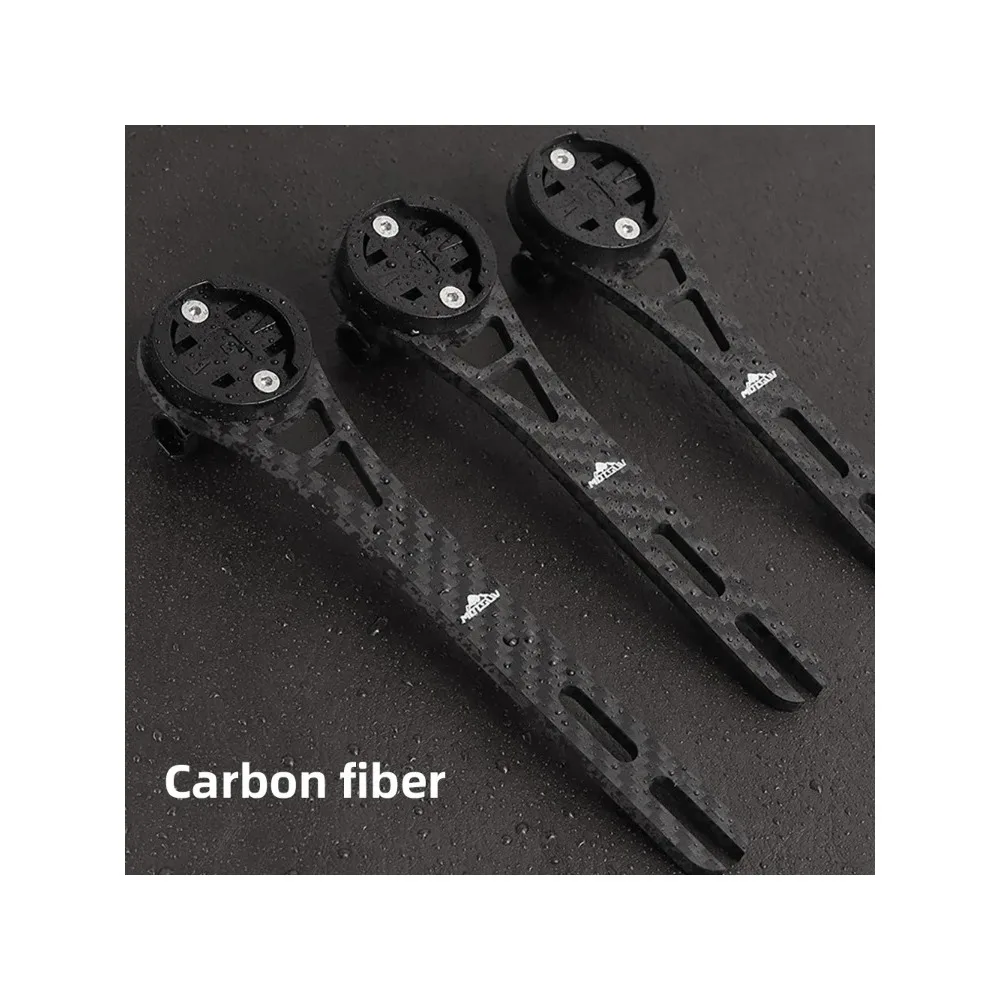 MOTSUV-soporte para cronómetro de bicicleta, fibra de carbono, GPS, soporte para ordenador, cronómetro de ciclismo para Garmin Bryton, pieza de 130/143/165mm
