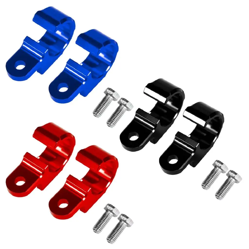 

2 Pieces Motorbike Motorcycle Modified Brake Line Cable Clamp Holder Spare Parts