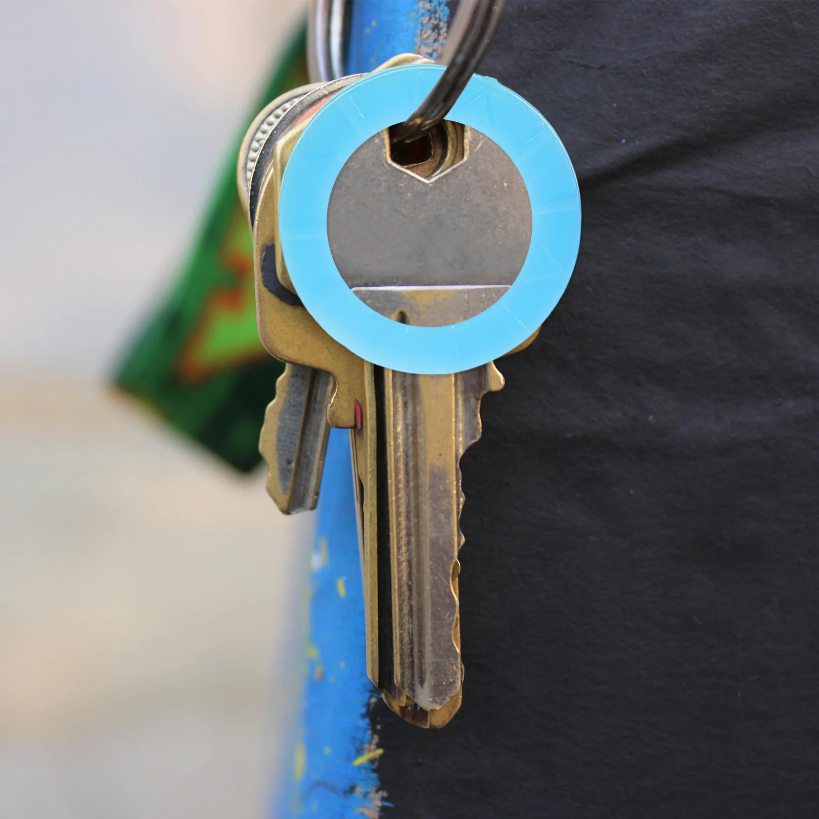 24 peças tampas de silicone coloridas elásticas à prova d'água chaveiros para identificação de organização mangas de chave resistentes ao desbotamento de borracha