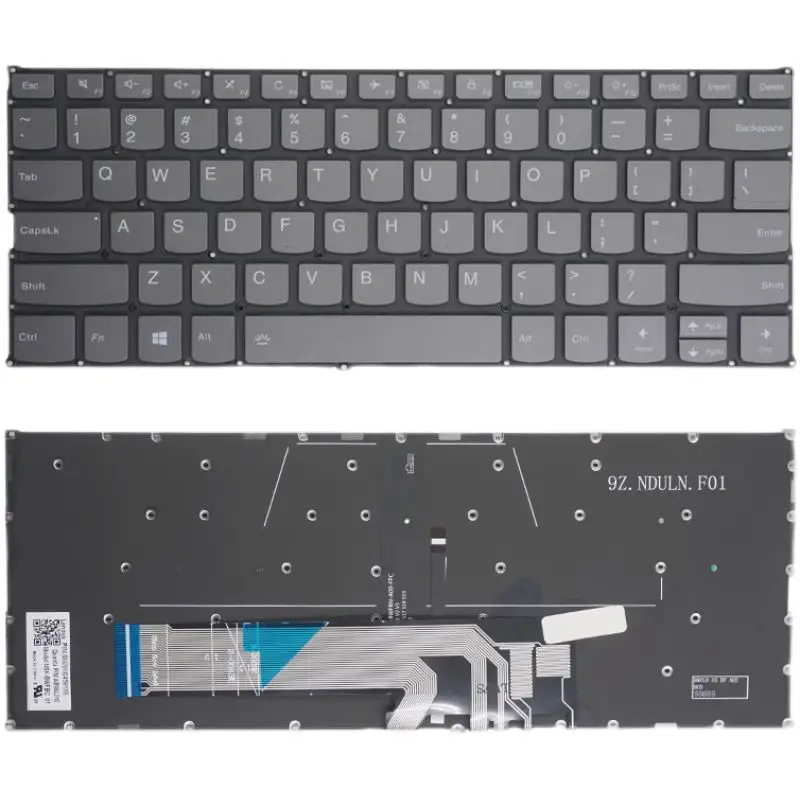 

US Backlight New Laptop Keyboard For Lenovo AIR 13IML 13IWL S530-13IWL With palm rest