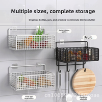 Punch-Free Wall-Hanging Bathroom Shelf Black Large Iron Toilet Storage Rack Modern Minimalist Style Bath Washstand Organizer