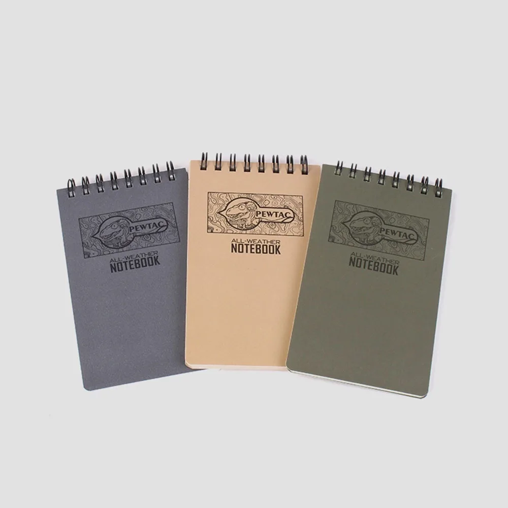PEW TACTICAL Pocket Note Book All-Weather Waterproof Notebook Mini Memo Pad For Outdoor Home Office College School