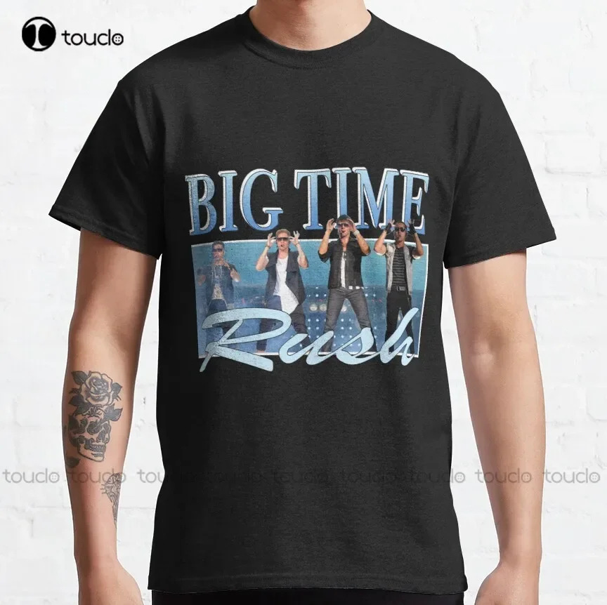 Big Time Rush Retro Band Logo Trending Classic T-Shirt Shirt Dress Make Your Design Fashion Tshirt Summer Xs-5Xl Unisex Retro