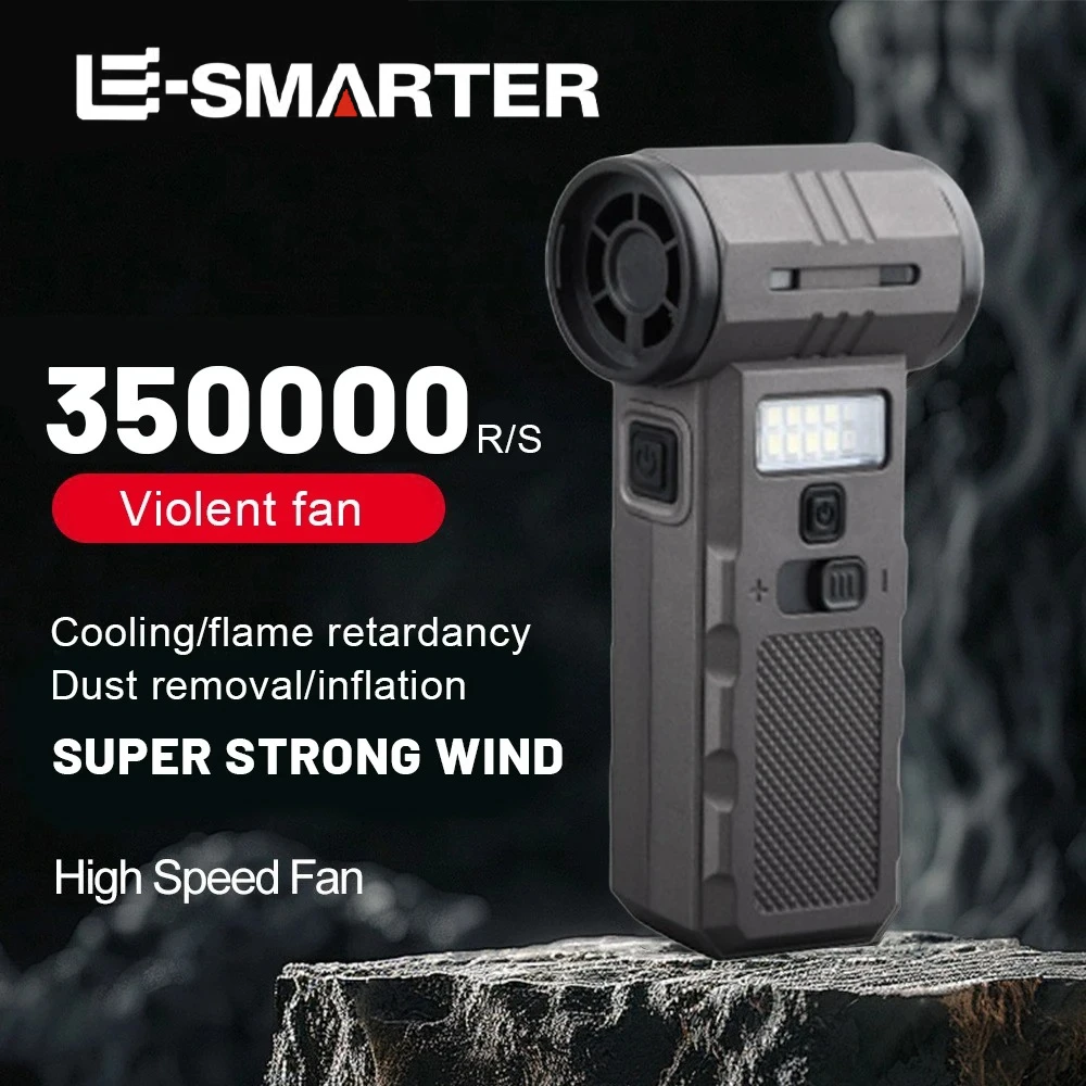 

Mini Turbo Jet Fan 350000 RPM Powerful Violent Fan Strong Dust Blower Rechargeable 58m/s Turbo Fan Powerful Blower Air Duster