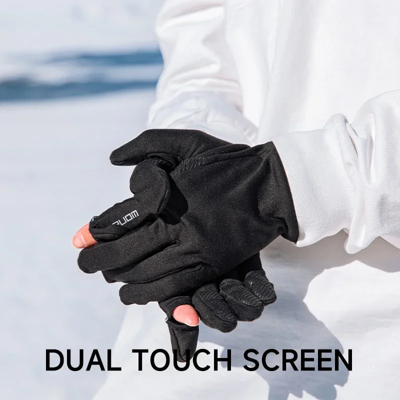 Ski Winter Gloves  With Double Layer Inner Liner Waterproof Thermal Gloves Touchable Screen skying gloves