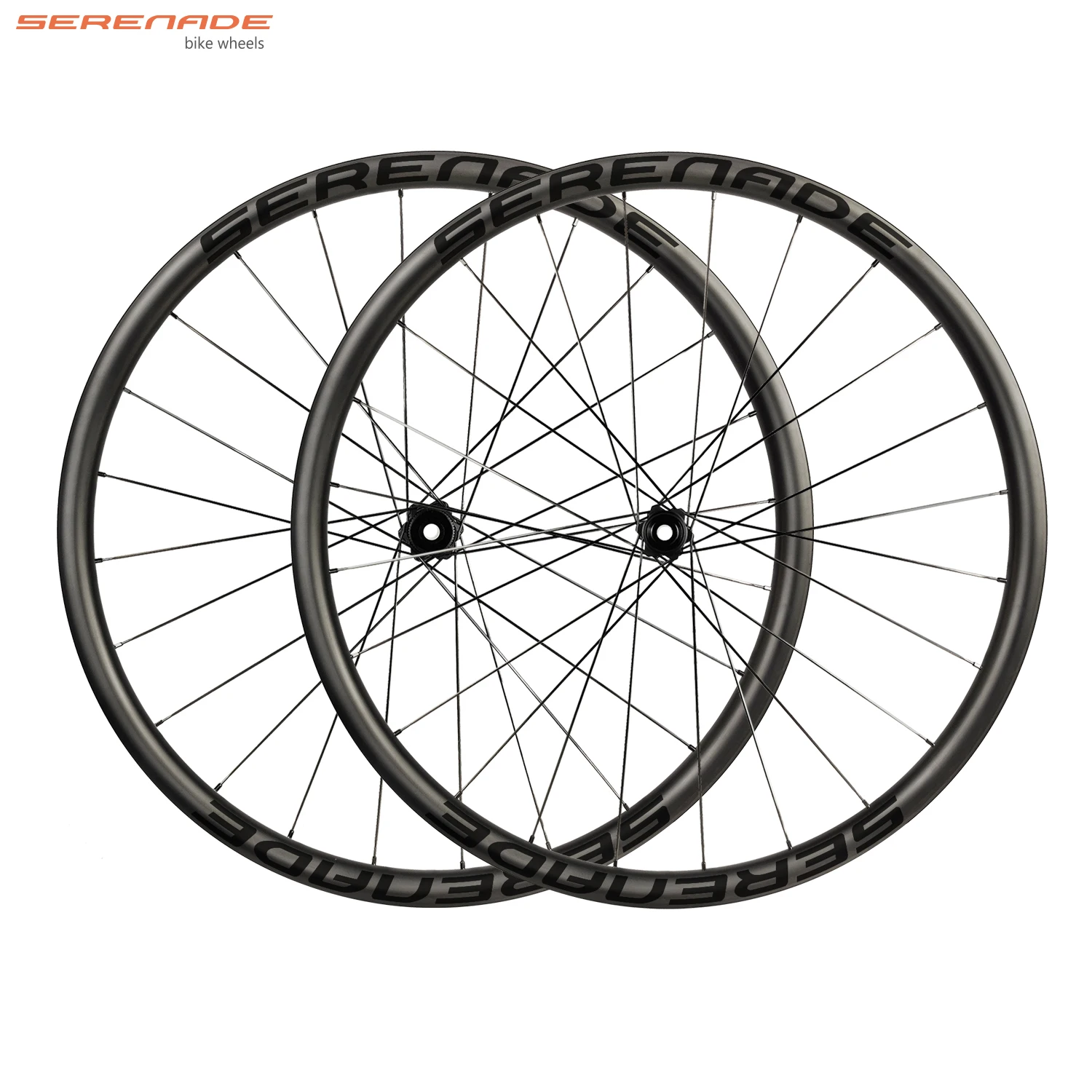 25mm Disc Brake Carbon Fiber Gravel Bike Wheel Hookless Paintless Rims With Straight Pull Ratchet System 36T Road Hub Wheelset