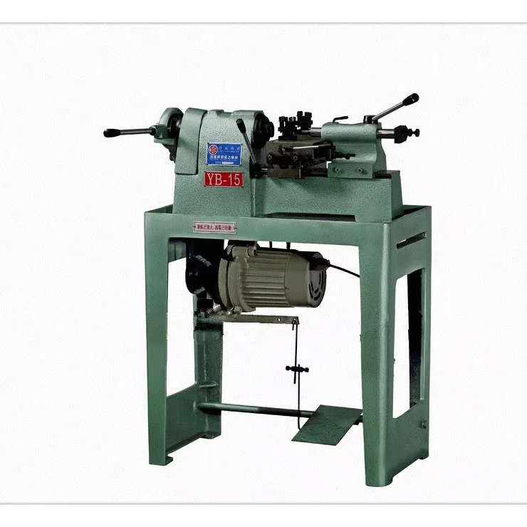 

YB-15 Industrial Manual Lathe Light Duty Turning Center for Tool Parts Machining and Light-Duty Turning Operations 220V