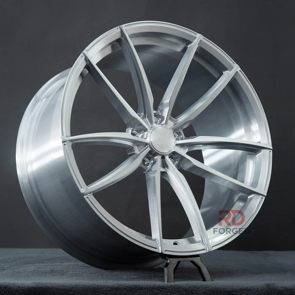 For Deep Concave Forged Aluminum Alloy Wheels 17/18/19/20/22/24 Inch Brushed 5x100/5x114.3/5x115/5x120 PCD Passenger Car Wheels