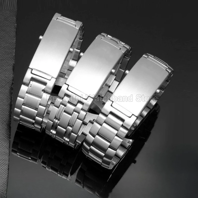 لساعة أوميغا سيماستر 300 600 الفاخرة من الفولاذ، حواف ناعمة متينة لراحة المعصم، مشبك خاص قابل للطي