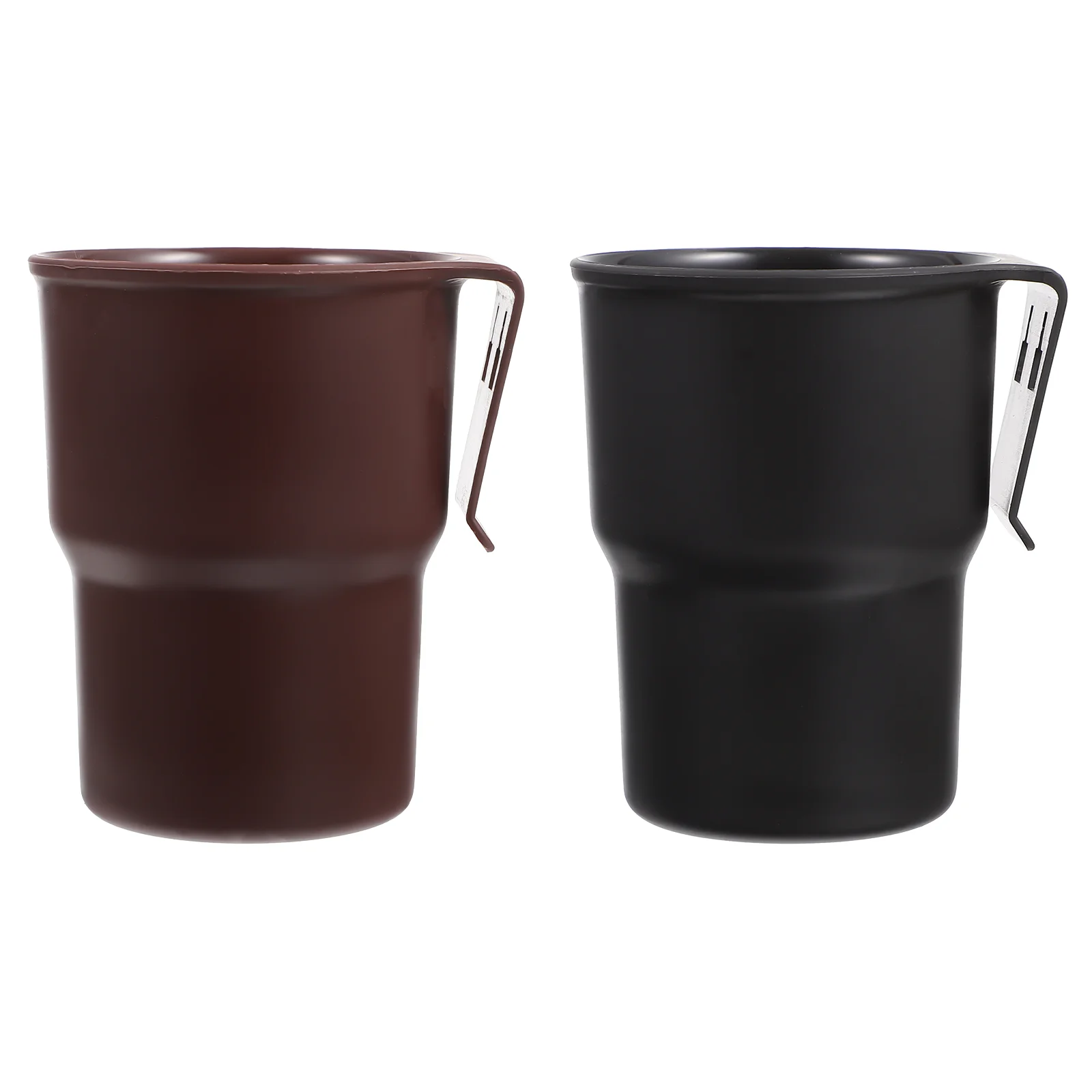 

2 Pcs Car Cup Holder Trash Accessory Basurero Garbage Container Indoor Can Junk Case Bin Rubbish Mini Auto Storage Dump