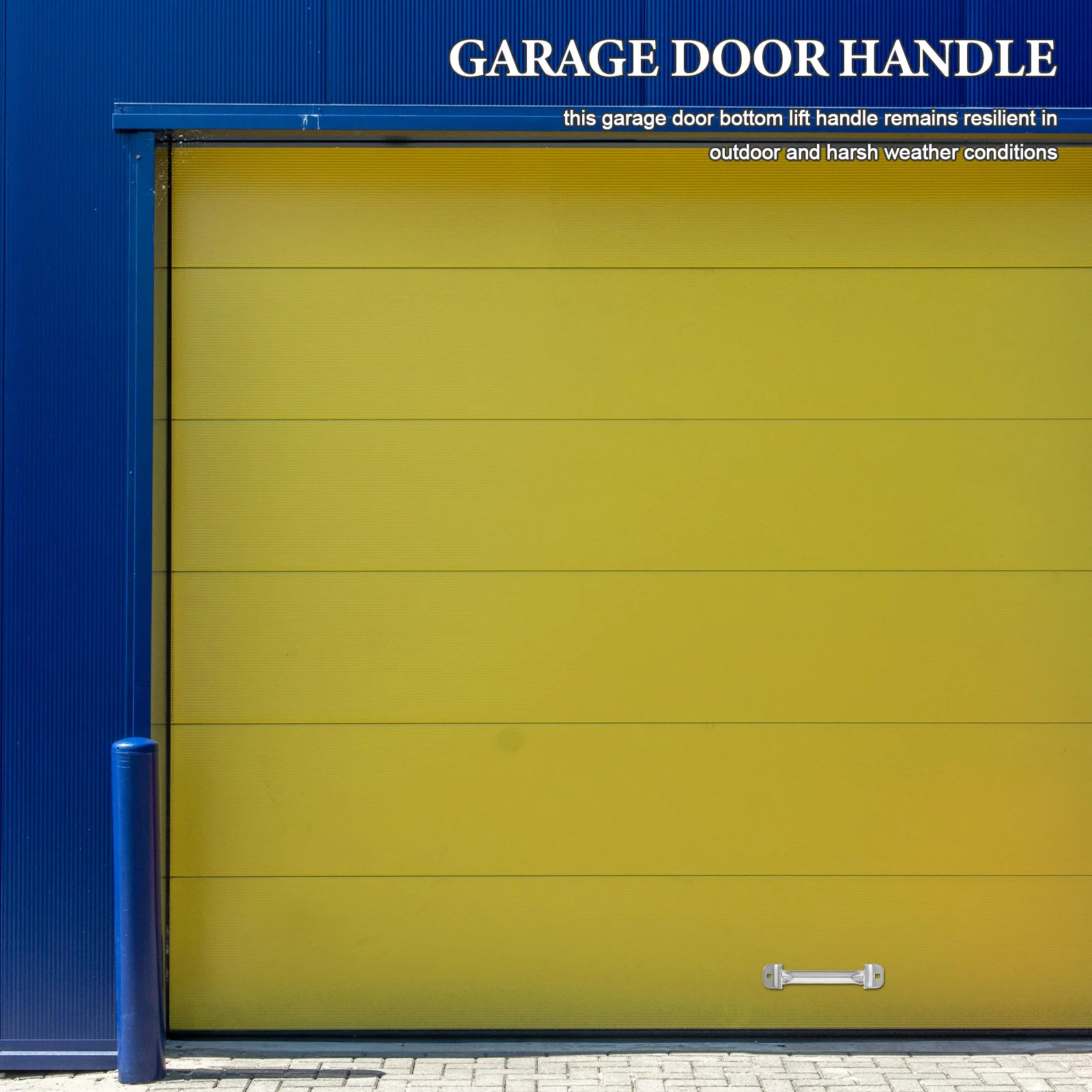 

2Pcs Anti-Theft Roller Shutter Door Handles Heavy Duty Metal Garage Manual Lift Grip for Shed Warehouse Barn Door Pull Handle