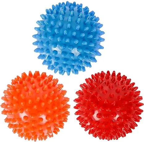 

Массажные шарики с шипами для ног, спины, рук, мышц — твердые, средние и мягкие массажные ролики с шипами для подошвенного фасциита, упражнений