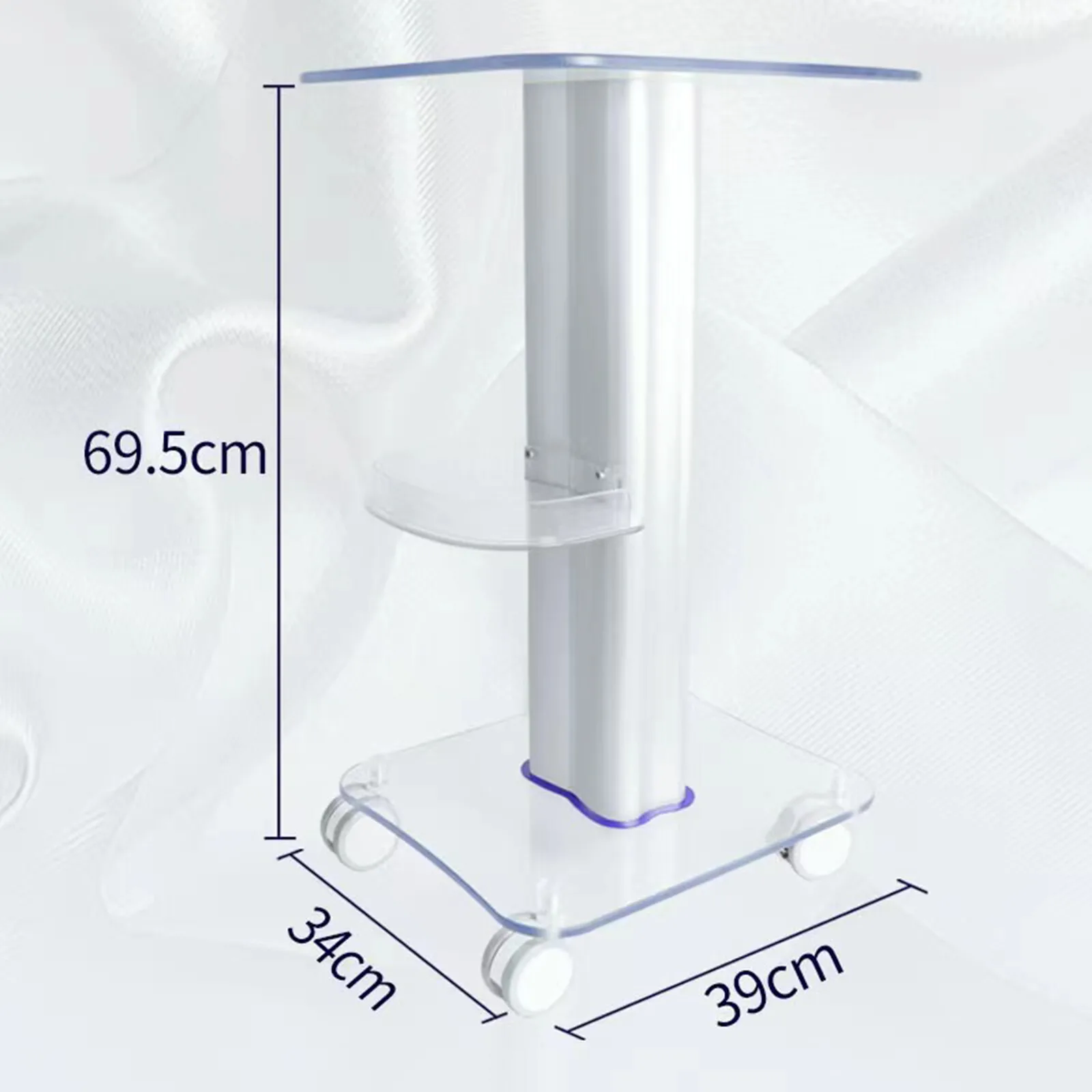 미용실 이동식 진열대 트롤리, 살롱 트롤리 카트 장비 스타일 스파용 소형 롤링 휠 카트
