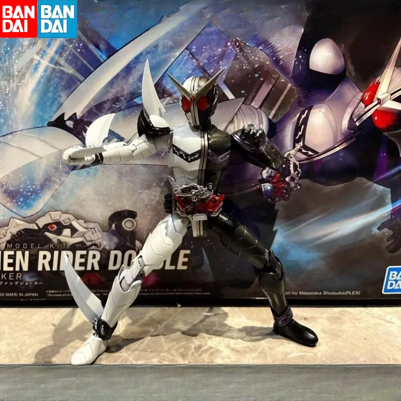 

Bandai Подлинная фигурка-подъем Kamen Rider Двойная модель комплект стандартная двойная Коллекционная модель Fangjoker аниме экшн-фигурка подарки