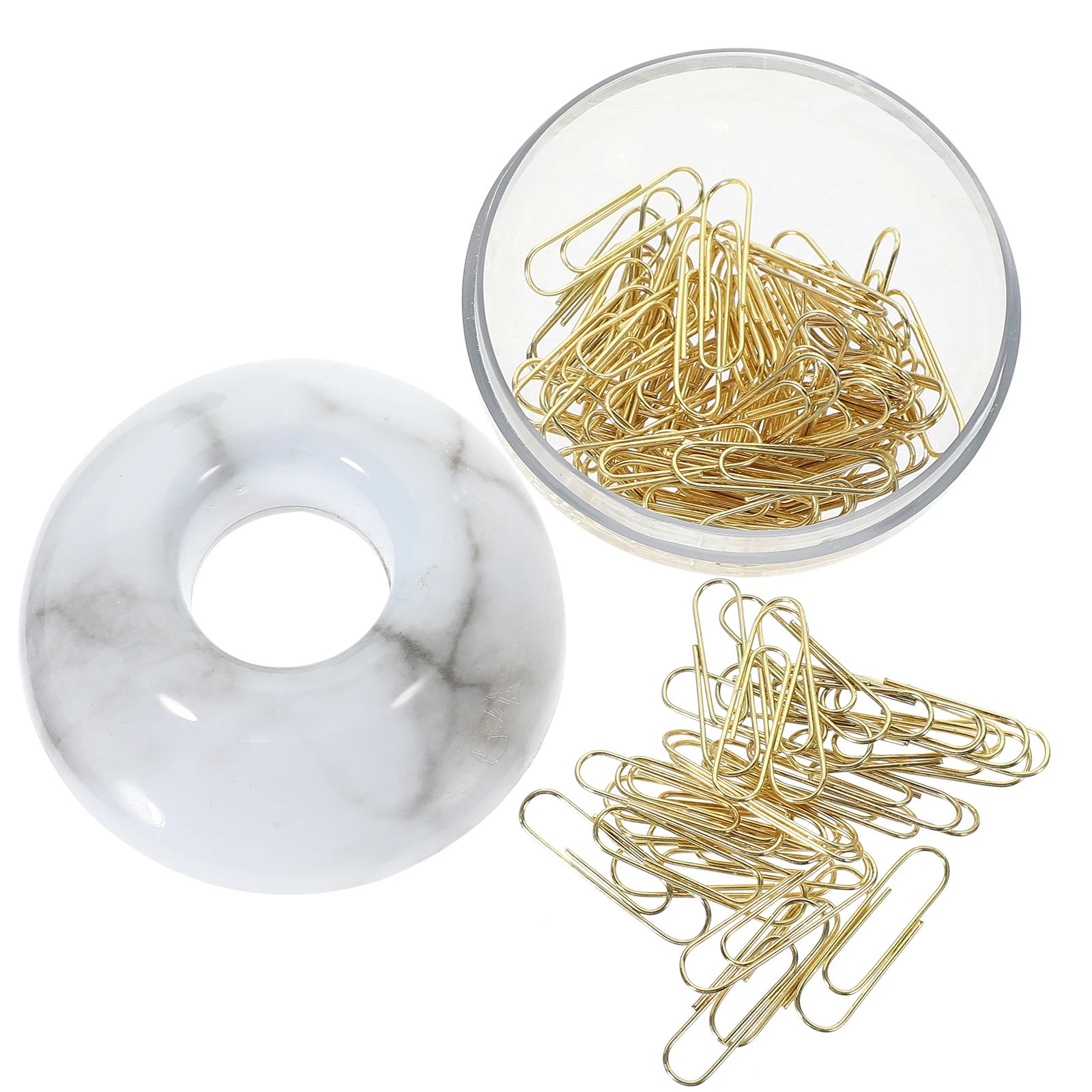 

100pcs 1 Box Alloy Paper Clips Colorful Document Clips Strong Metal Office File Fasteners Cute Small Storage Easy Decorative