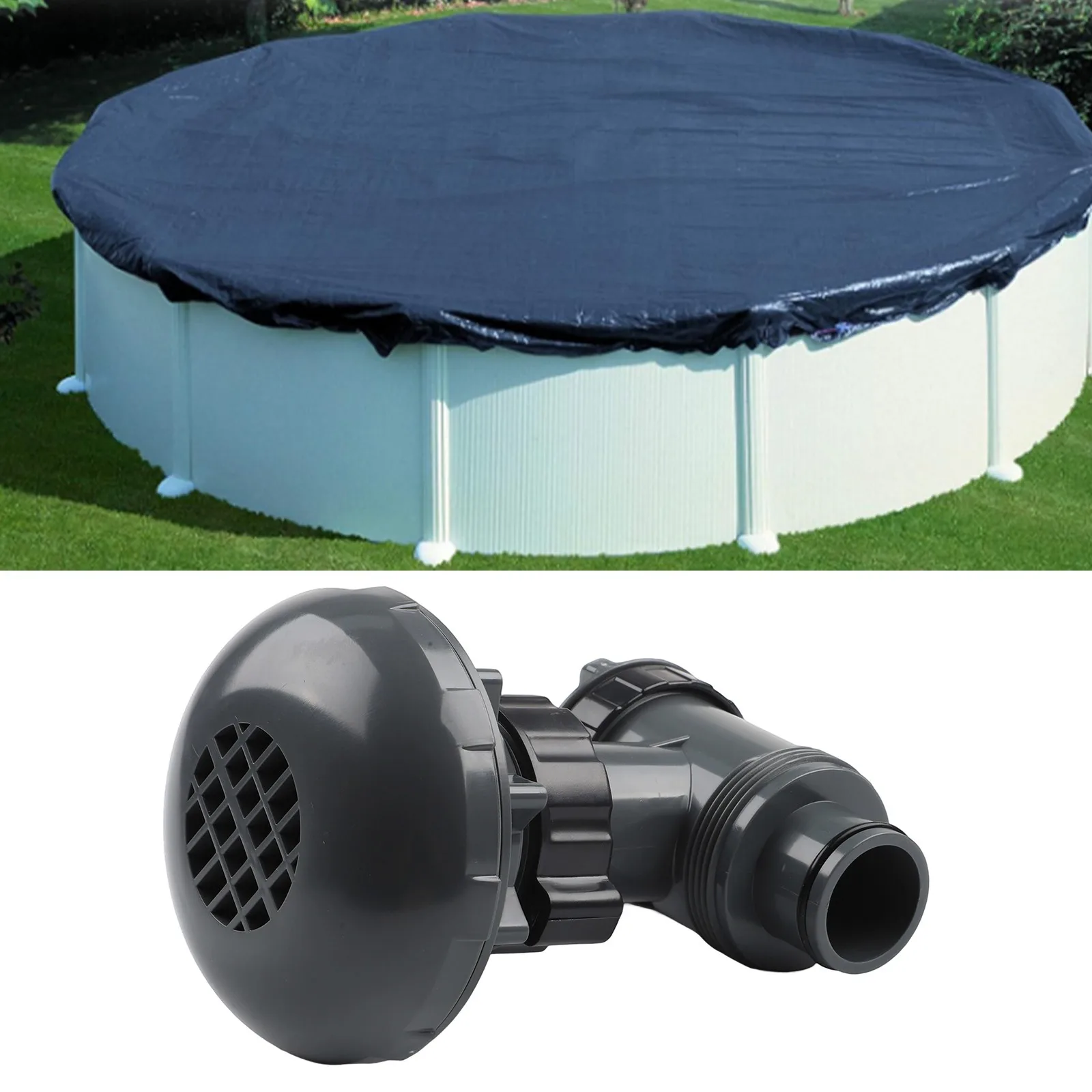 1PCS Swimming Pool Filter Switch Valve P6H1317 Filter Plunger Valve 38 Mm On-off Valve + Filter For Above Ground Pools