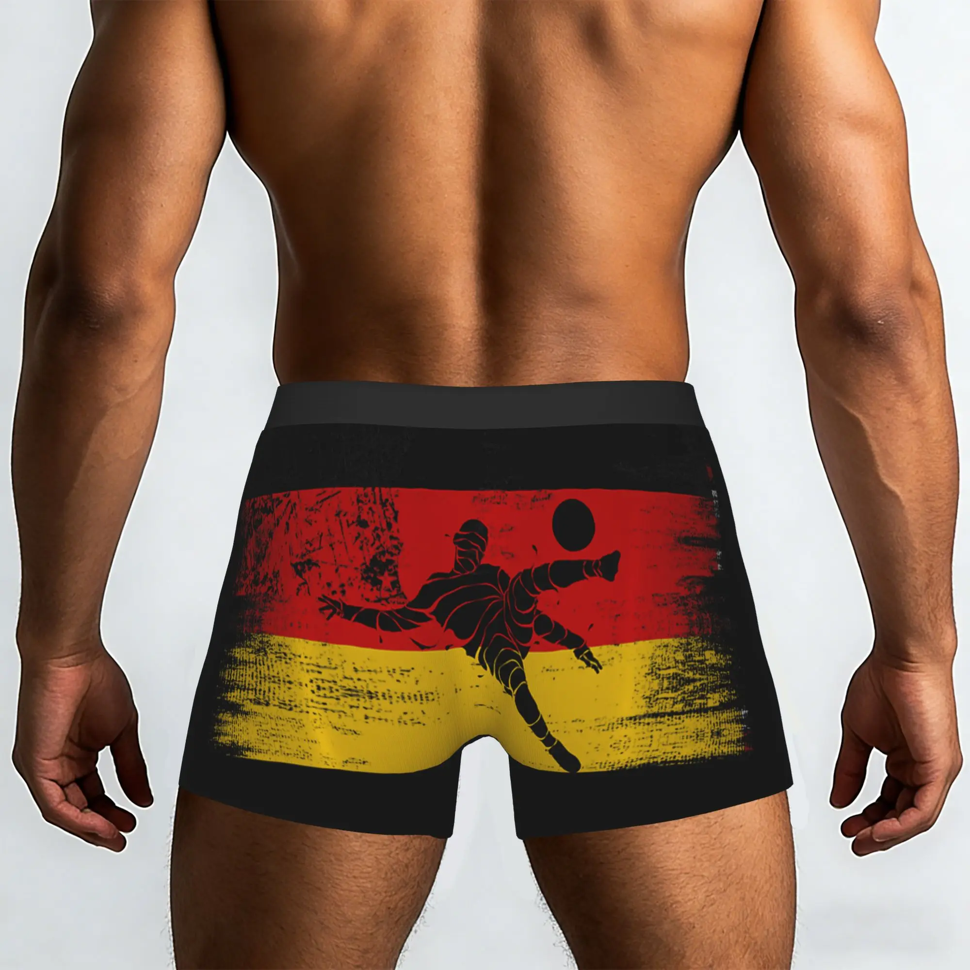 Germany Football Futbol  Germany Underpants Homme Panties Men's Underwear Print Shorts Boxer Briefs