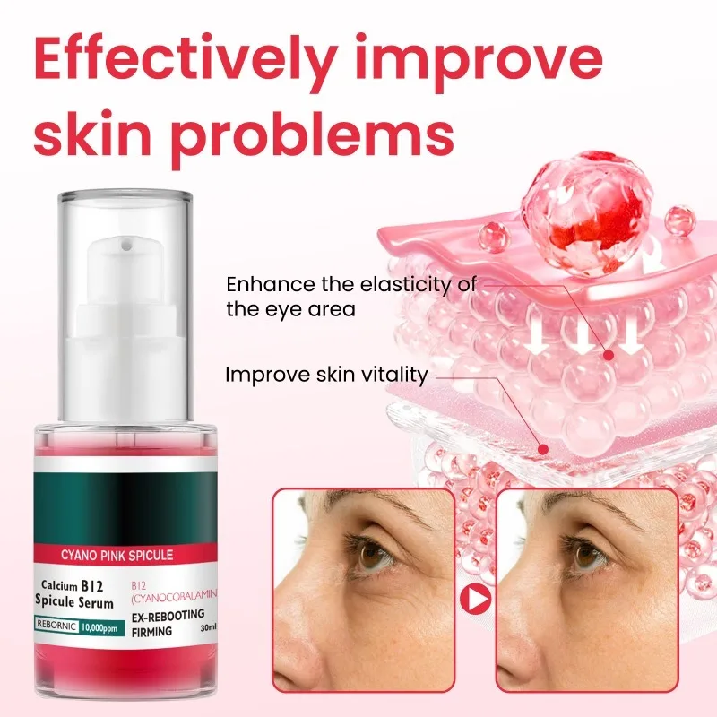 

Hydrating Brightening Pink Serum Anti Aging Firm Skin Repair Fine Lines Moisturize Delicate Face Daily Skin Treatment