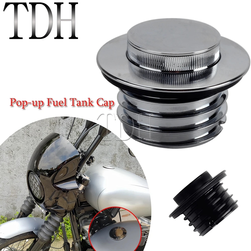 Pop-up Fuel Gas Tank Oil Cap For Harley Softail Street Bob Breakout Standard FXBB FXBR FXBRS FXST 2018-2022 Petrol Fuel Lid Cap