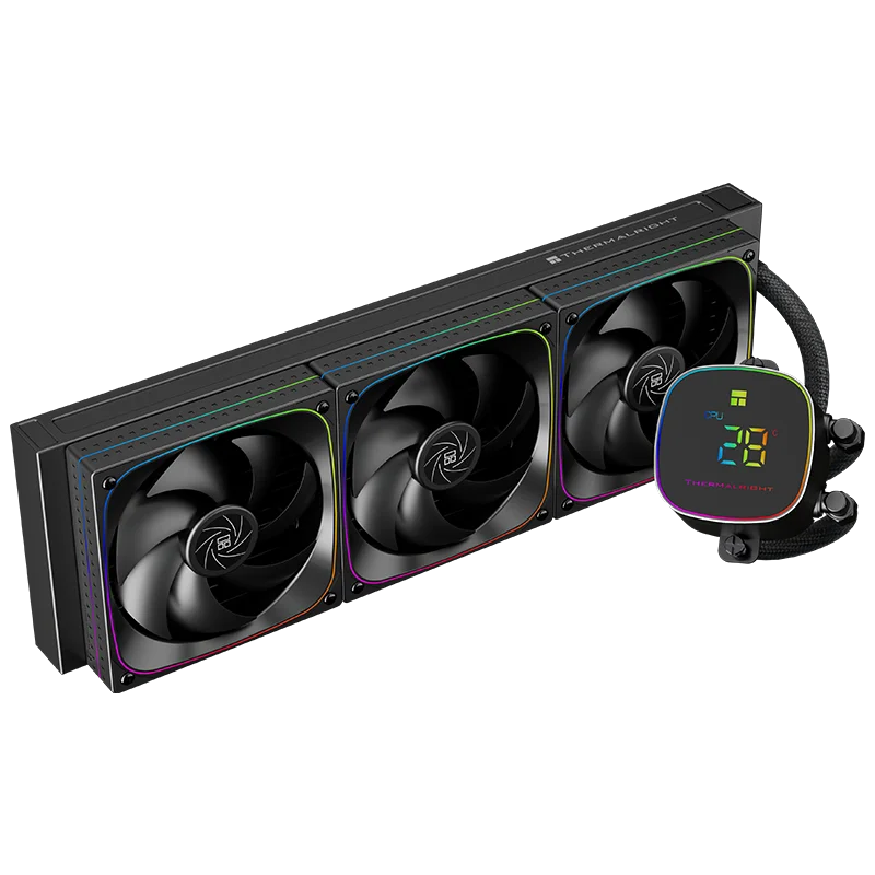 Thermalright FROZEN HORIZON 360 إصدار شاشة ديجيتال معدن مغناطيسي قابل للفصل برأس بارد مروحة عالية الأداء تدعم LGA1851