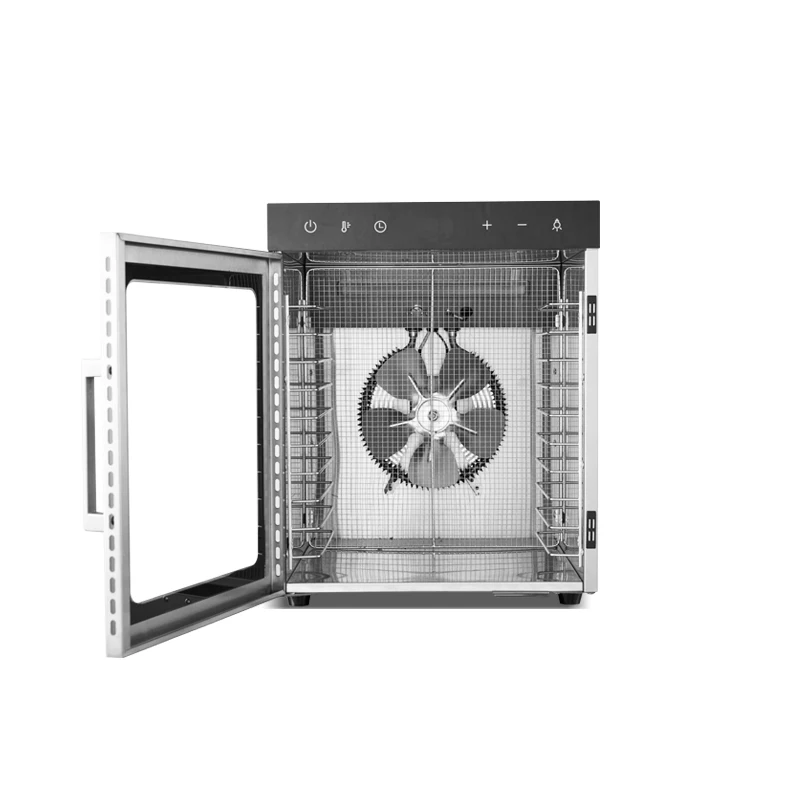 10 Trays High Efficiency 800W Stainless Steel Food Drying Dehydrator For Home Use Dog Treats Machine
