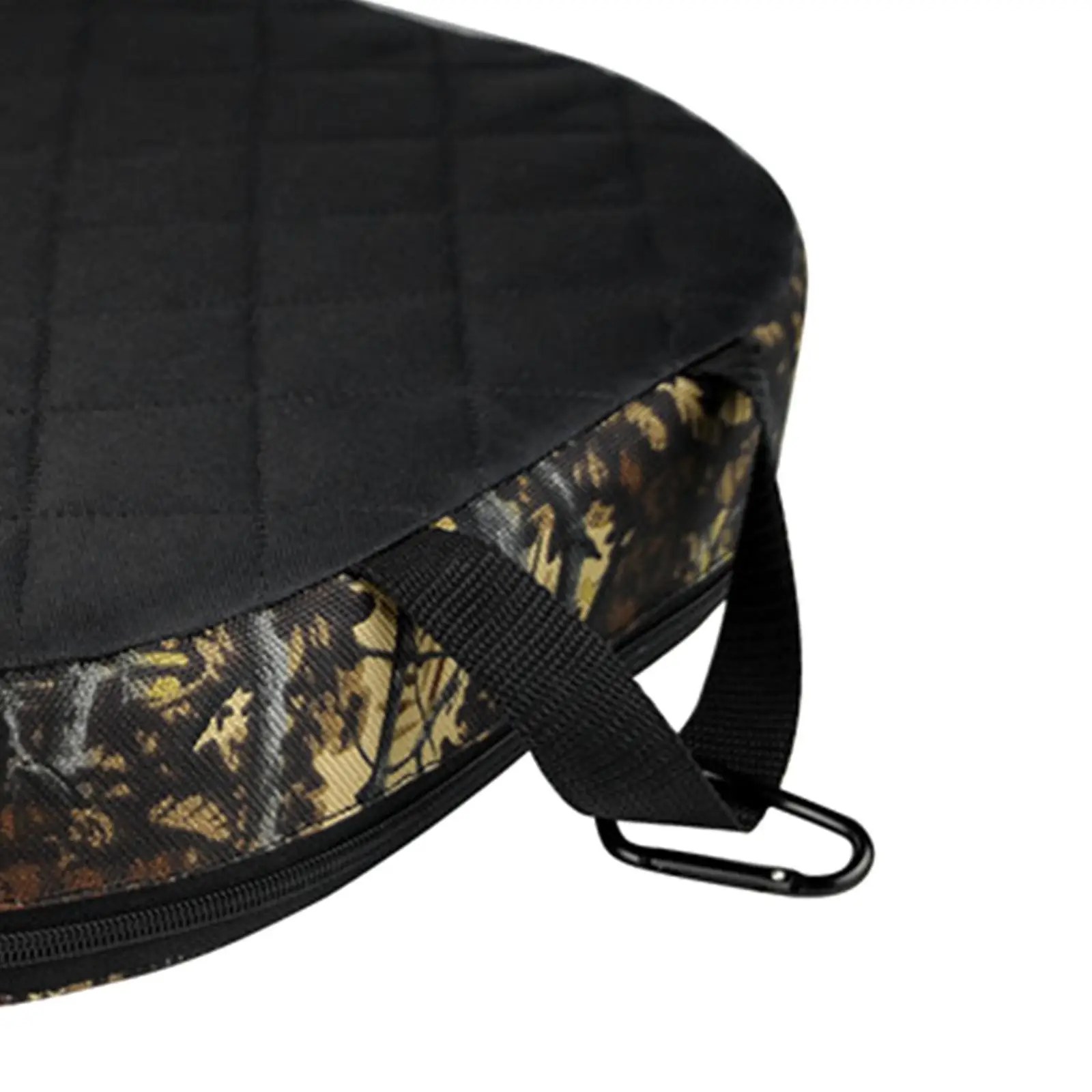 Hunting Seat Cushion with Handle Camping Cushion Thickened with Carabiner for Garden Stadium