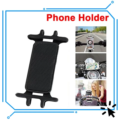 Metall Motorrad Fahrrad Telefon Halter Aluminium Legierung Anti-rutsch Halterung GPS Clip Universal Fahrrad Ständer Unterstützung für Alle Smartphones – Detail 4
