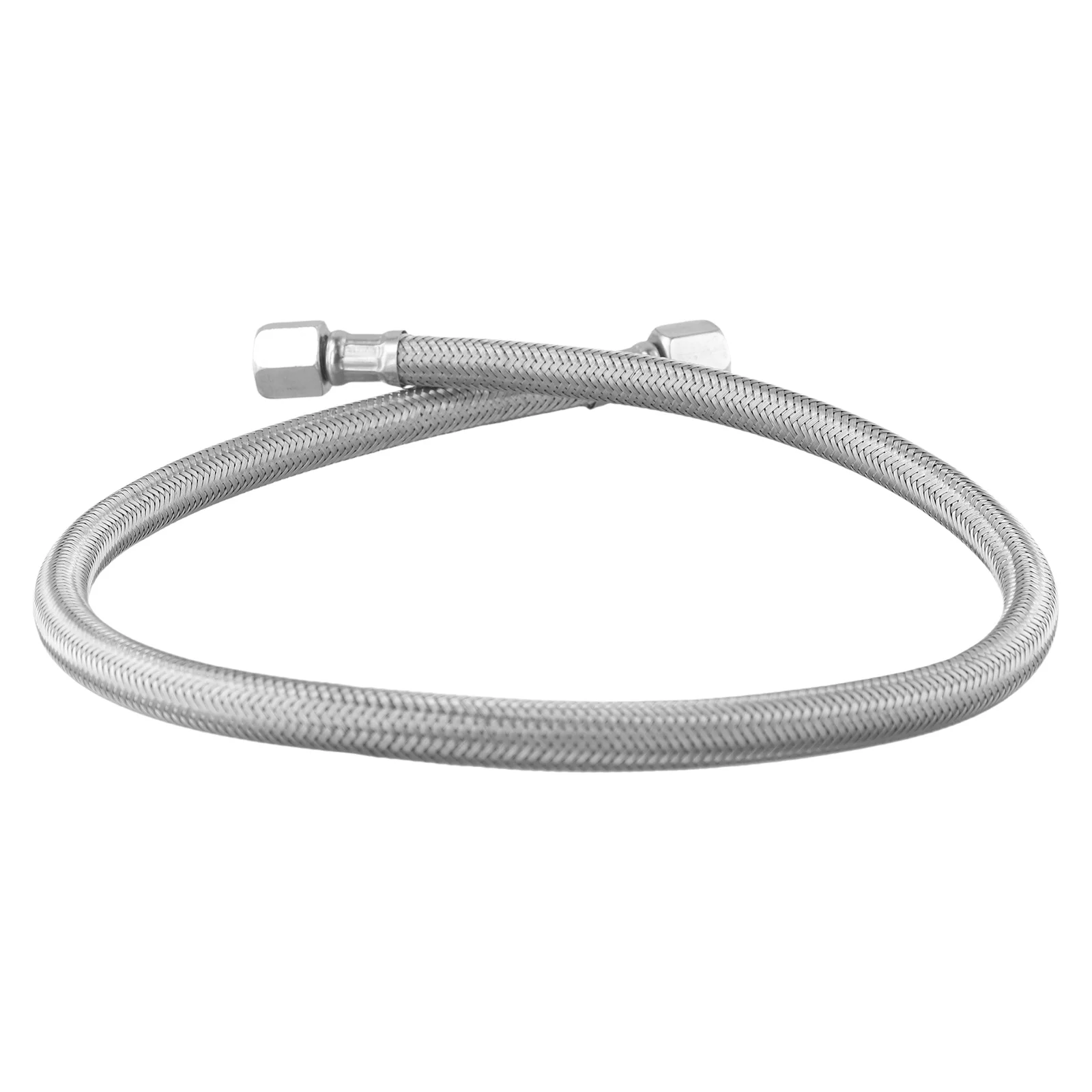 High Quality Practical Air Compressor Tube Air Tools Oil-free Machine Silver Connecting Pipe Internal Thread 14mm 30 Inch