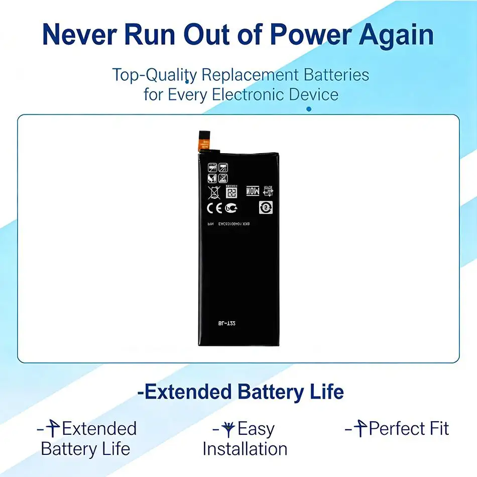 

Аккумулятор для мобильного телефона 2050 мАч BL-T22, долговечный, для LG Zero H650 H650E H740 F620 F620L LS675 F620S H650K, премиум-замена