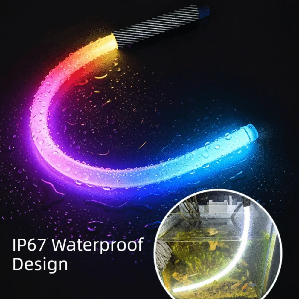 High Lumens LED Flashlight Stick Rechargeable Waterproof Bendable LED Light Portable 3 Modes Flexible Flashlight Stick Home