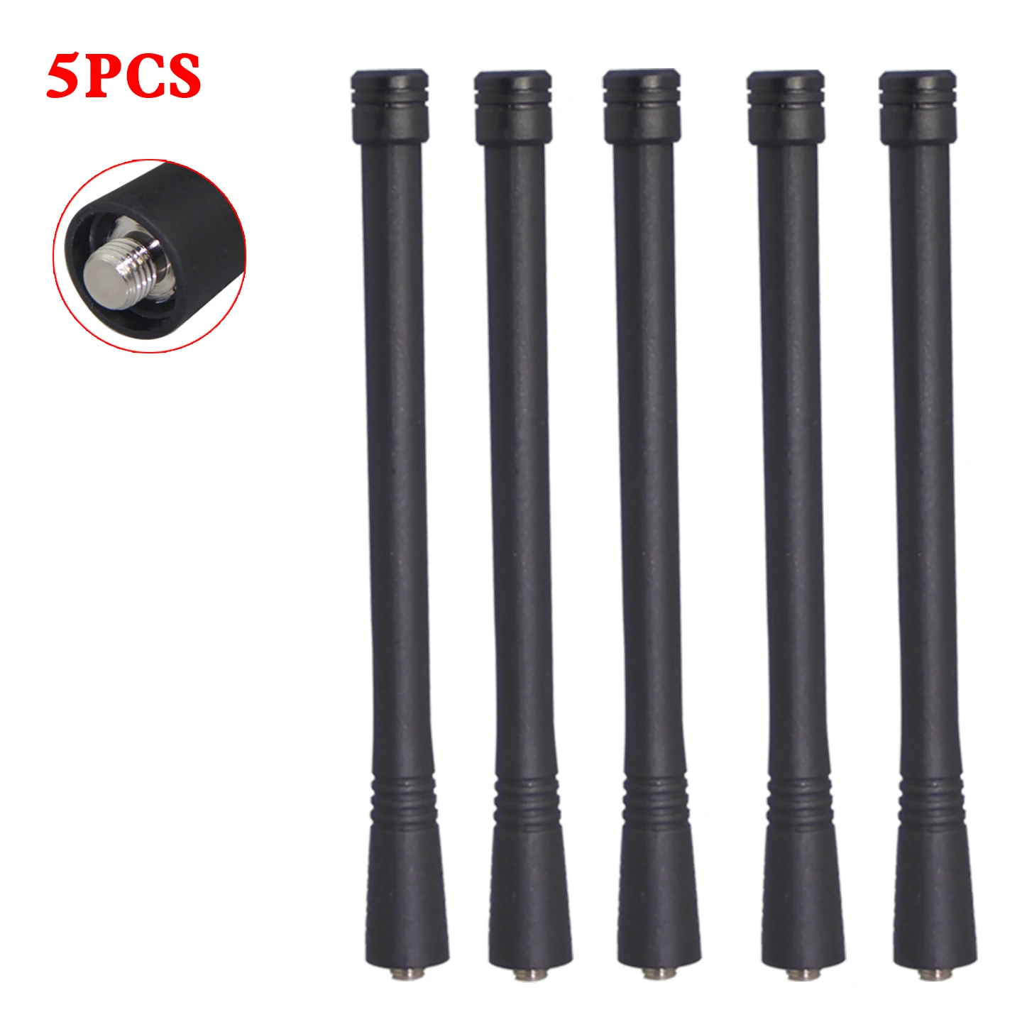 VHF 136-174MHz Antenna for Walkie-Talkie Motorola GP68 GP88 GP328 GP338 GP3688 PRO5150 PRO7150 EP350 EP450 Two-Way Radio