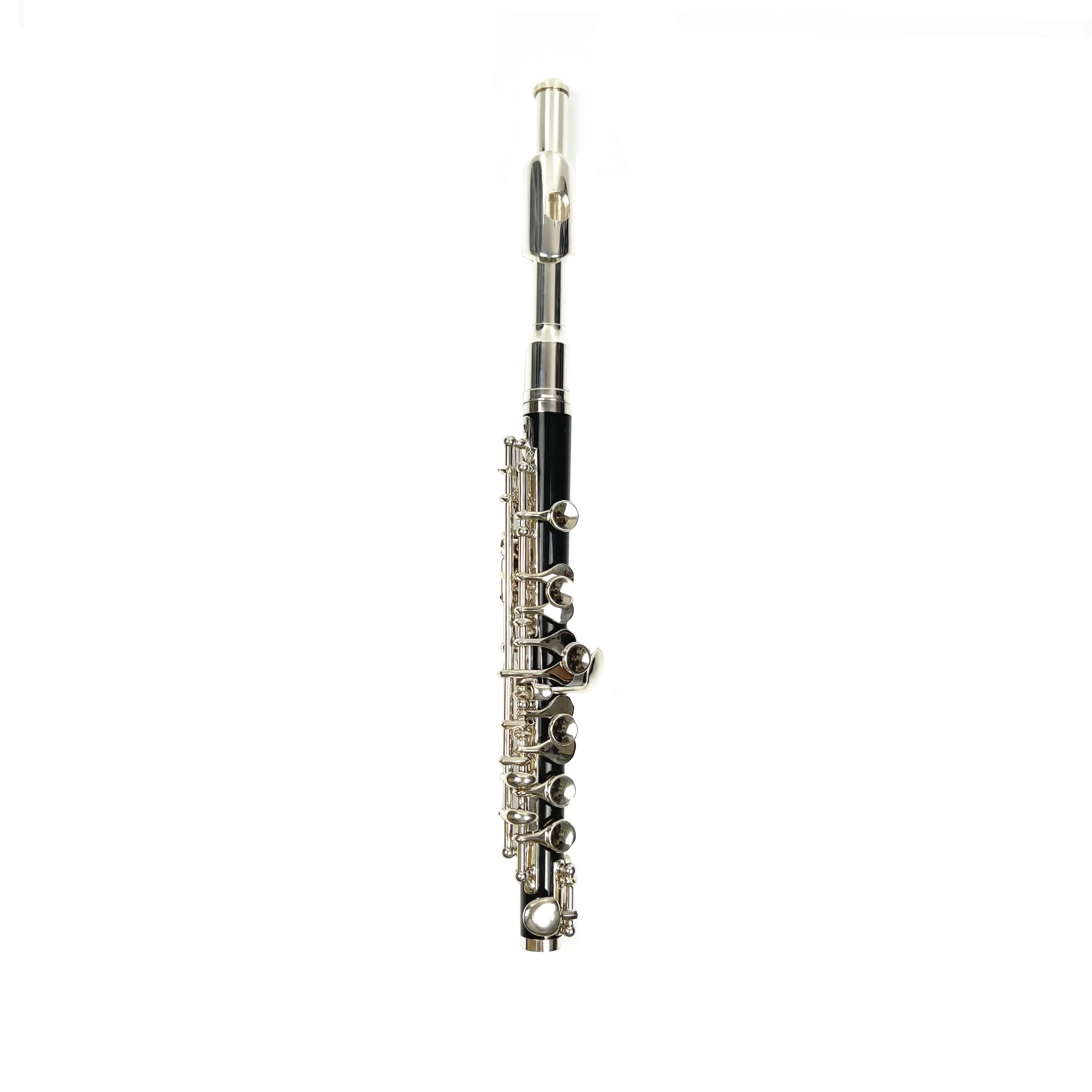 Half-size Flute Piccolo Cupronickel Silver Plated C Key Tone 16 Holes Piccolo w/ Stick Case Screwdriver Woodwind Instruments